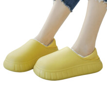 Pantuflas de casa con forro de felpa para mujer, pantuflas cálidas y suaves con suela de goma antideslizante y plantilla de esponja de alta