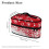 Snowflake Notes Portable Iron Organizer Travel Case 6