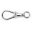 (25mm) 925 Sterling Silver Open Ring Albert Swivel Necklace Clasp 1