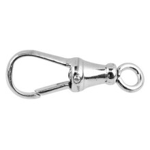 (29mm) 925 Sterling Silver Open Ring Albert Swivel Necklace Clasp