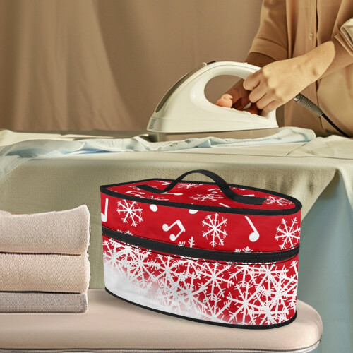 Snowflake Notes Portable Iron Organizer Travel Case 1