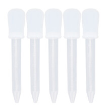 Präzise Dosierpipette für DIY-Kunst- und Wissenschaftsprojekte, Silikon-Flüssigkeitspipette mit transparenter Skala, 5-ml-Graduierungspipette,