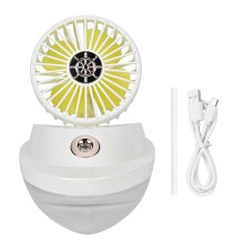 Einzigartiges Design in Bootsform als Tischdekoration für Zuhause und Büro, batteriebetriebener Handventilator mit flexibler und tragbarer