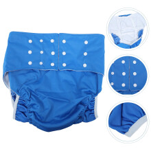 ROSENICE 1Pack Washable Cloth Diapers Waterproof Fabric For Elderly Care And Incontinent Adults