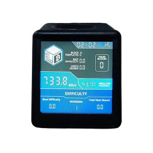 Nerdminer+ NM TV 730 KH/S Hashrate ESP32 BTC SOLO Lotterys Miner Desktop Clock Low Power Silent, A
