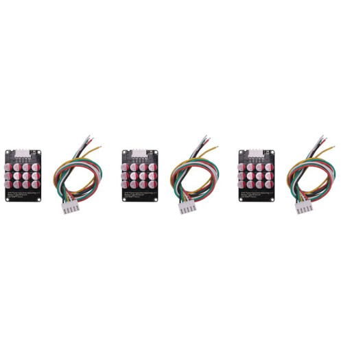 5X 4S 5A Whole Group Balancer Active BMS Board Lithium Lipo Lifepo4 Battery Equalizer  Transfer Capacitor