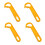 4pcs Can Openers Ring-Pull Can Openers Can Easily Open Cans,Yellow 1