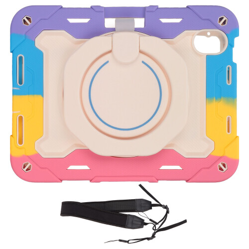 Protective Case for8.3in Tablets, Ergonomically Designed Shockproof Armor with Adjustable Strap, Thermal Protection, 360 Rotating Stand, Soft