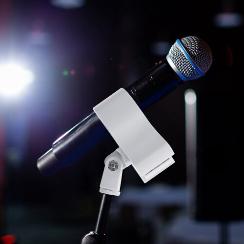 Mic Clip Stand 2pcs Adjustable Microphone Holder for Replacement 1