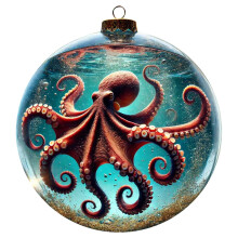 Flache Acryl-Tierdekoration 8 cm