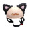 Cat Ear Helmet Accessories Black Cartoon Decorations 3