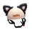 Cat Ear Helmet Accessories Black Cartoon Decorations 5