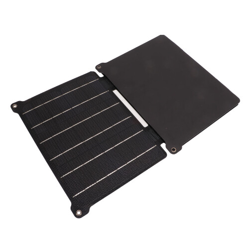 Weatherproof Foldable Solar Charger21W High Efficiency Power Source, Monocrystalline Silicon Solar Panel for Backpacking and Emergency Kits 2