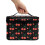 Cherry Pattern Polyester Cosmetic Bag Make Up Organizer Case Double Zip Large Makeup Bag Daily Work 3