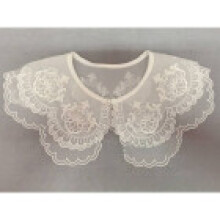 (Pearl)Collier double couche en tulle orné de perle ou cravate mode fille