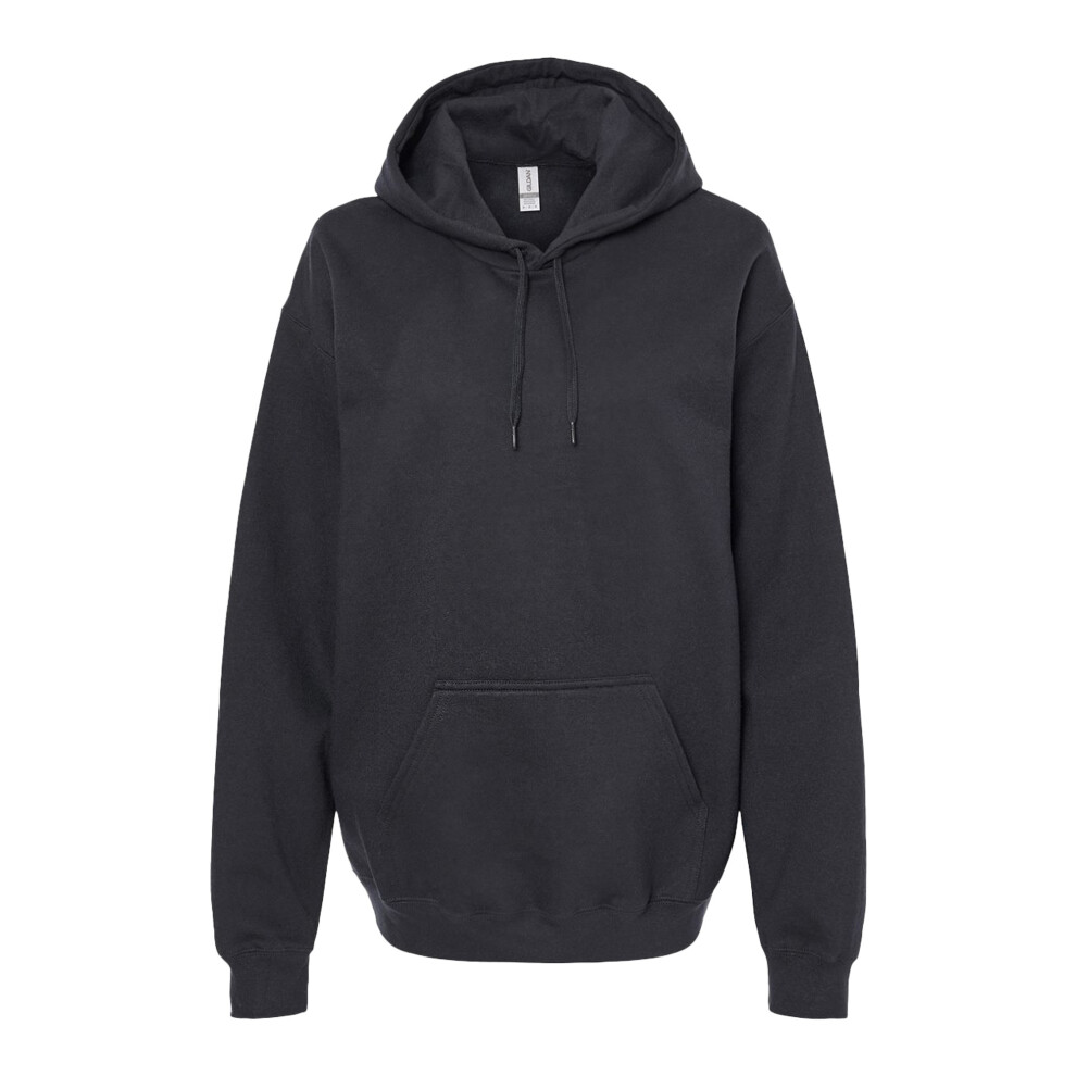 Gildan (Xs, Black) Unisex Adult Softstyle Fleece Midweight Hoodie