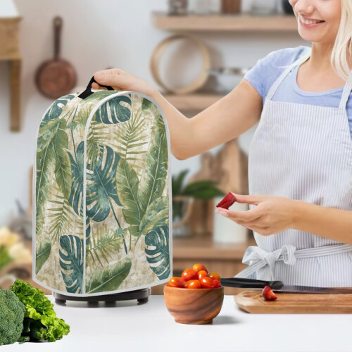 Univesal Blender Cover with Spill-Proof Polyester Kitchen Blender Dust Covers 2