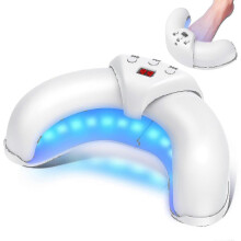Laserbehandelingsapparaat voor nagelschimmel, geschikt voor meerdere teennagels, voor thuisgebruik. 470 nm blauw licht apparaat voor de