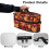 Handheld Travel Iron Case Pine Cone and Maple Leaf Pattern Protective for Clothing Ironing Machines, Case Only 5