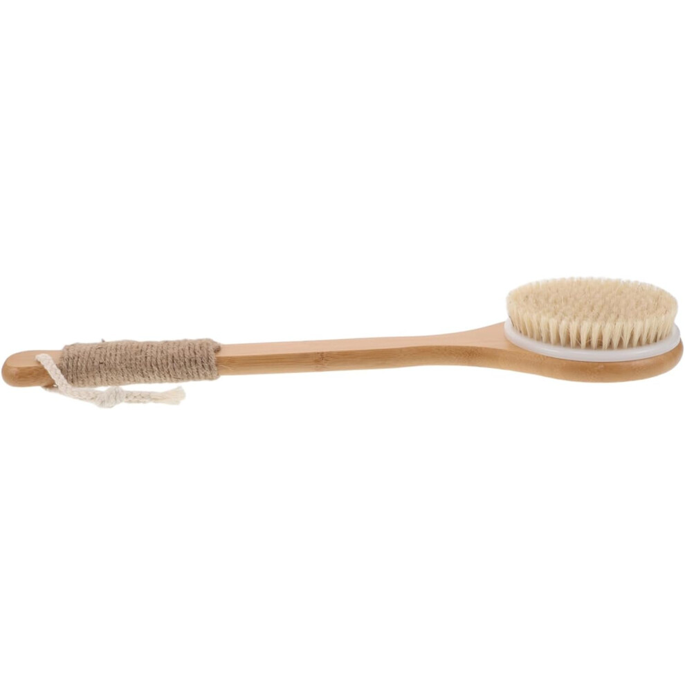 Hkhbjs Bamboo Bath Brush Dry Brush And Features For Exfoliating Body Care During Indoor Bathing Use