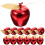 Mini Apple-Compatible Ornaments Red 24 Pcs 3