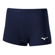 (16 UK, Navy) Mizuno Womens/Ladies Performance Netball Shorts