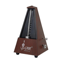(Mahogany) Universal Tower Mechanical Metronome Piano Guitar Violin Pipa Musical Instrument Precision Beat Movement Metronome  Teak