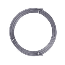(Translucent 50 gray) PTFE Tube PTFE Tubing 1 Meter for 3D Printer 1.75mm Transfer Material Pipe Fitting Connector ID2mm OD4mm  White
