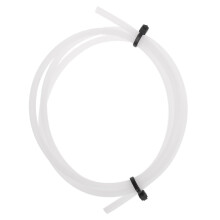 (White) PTFE Tube PTFE Tubing 1 Meter for 3D Printer 1.75mm Transfer Material Pipe Fitting Connector ID2mm OD4mm  White