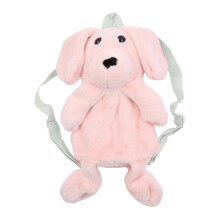 (dark pink) Lovely Doggy Shoulder Bag for Girls Portable & Long lasting Bag with Adjustable Straps Convenient Storage Compartments White