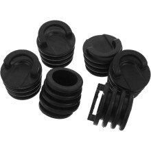 Lot de 6 bouchons de vidange pour kayak, avec anneau en caoutchouc et poignée, pour accessoires de vidange de kayak et bateau sit-top.