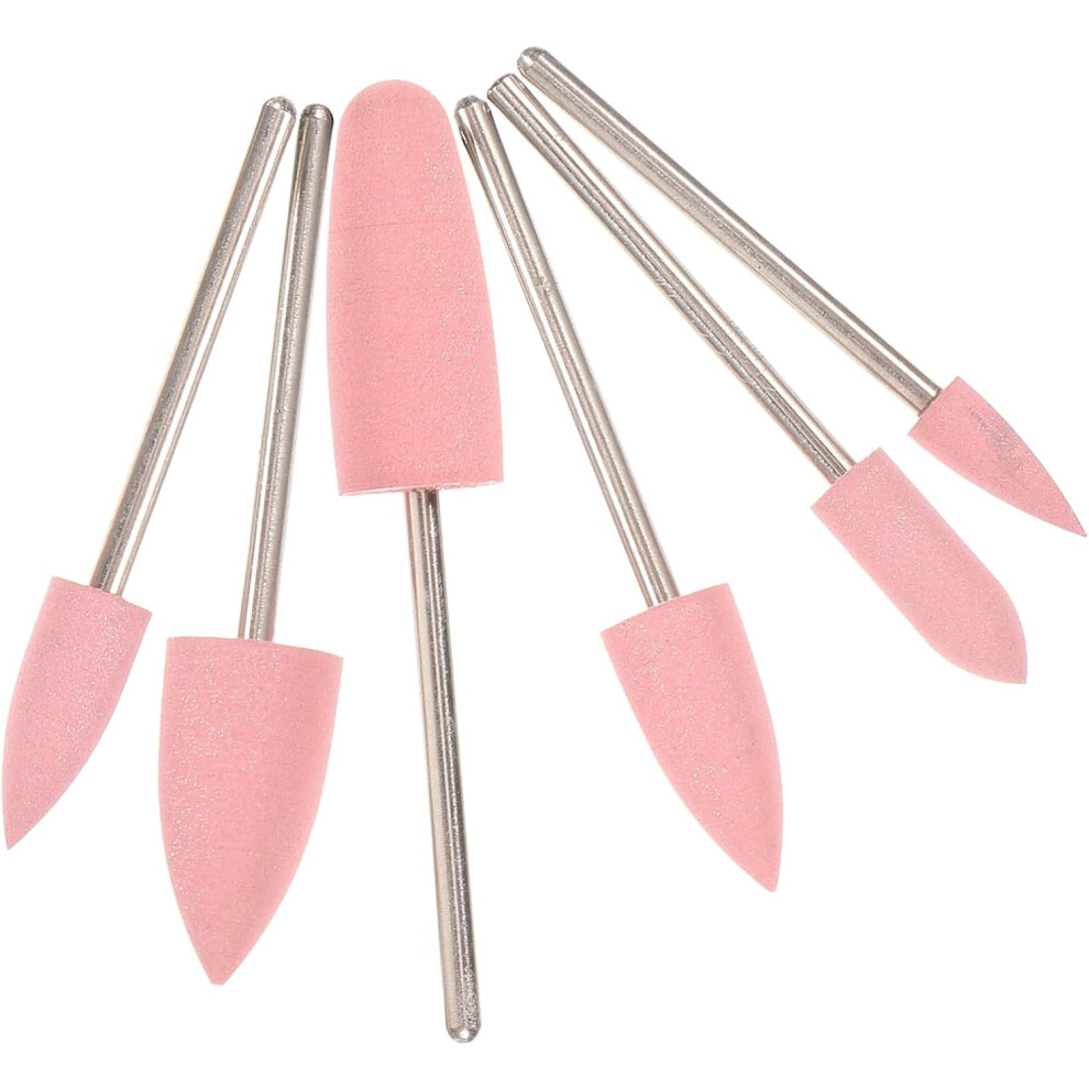 Hkhbjs 6Pcs Nail Drill Bits For Women Metal Drill Bits For Manicure Supplies And Nail Art Russian Manicure Kit