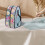 Floral Travel Steamer Storage Case Polyester 1pc 3