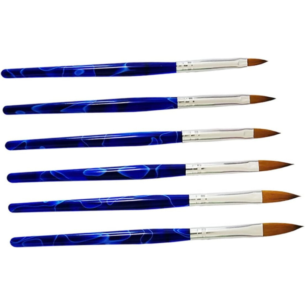 Hkhbjs 6Pcs Complete Manicure Kit Nail Brushes Art Pens Nail Painting Tools For Cleaning