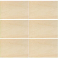 6 pièces de tranches de bois brut léger, texture kaki
