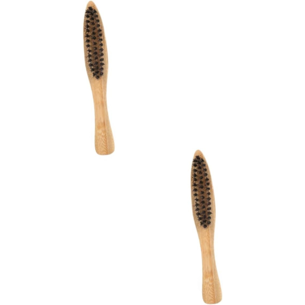 Hkhbjs 4Pcs Bristle Beard Long Handle Whisker Brush Portable Styling Facial Beard Cleaning Brush For Men Care