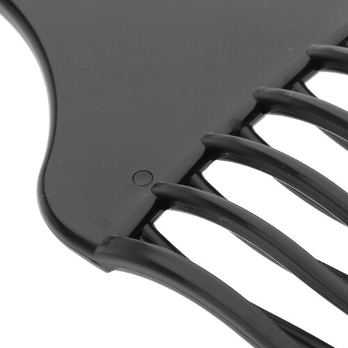Pieptene pentru păr afro, plastic, set 3 buc., negru 2
