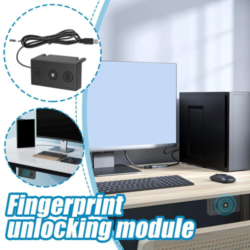 USB Fingerprint Reader for Windows Hello Black 80g 1