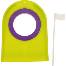 Lot de 6 trous d'entraînement au putting avec drapeaux - Mini-outils d'entraînement pour l'intérieur et l'extérieur