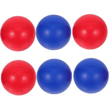 Lot de 6 ballons de plage de rechange en PU pour l'entraînement et les jeux en extérieur.