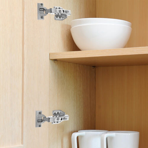 Cupboard Hinge Stainless Steel Silver 1 Set 1