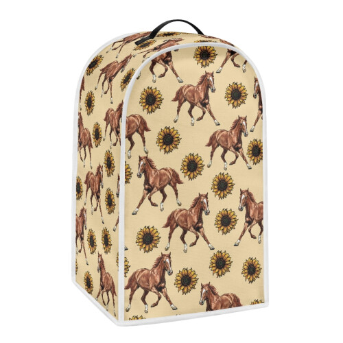 Protective Case 1Pcs Horse Sunflower Pattern Thanksgiving Gift Mixer Cover 1