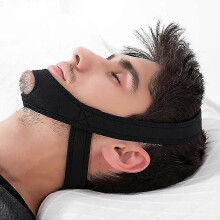 Verstelbare anti-snurk kinband, anti-snurk hoofdband, anti-apneu