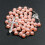 Collier croix en perles acryliques de 8 mm, imitation perle 2