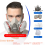 Μάσκα αερίων6200Μισή μάσκα με σπρέι φυτοφαρμάκων, χημική φορμαλδεΰδη, ειδική μάσκα 3