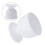 8 Pcs Egg Holder,Breakfast Boiled Egg Cup Holders,Household Kitchen Eggs Holding Cups Tabletop Refrigerator Egg Tray Container Storage Holders,White 6