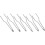 6pcs Wood Burning Tip Set Metal Pyrography Pen Tips High Impedance Design Fine Rendering 1