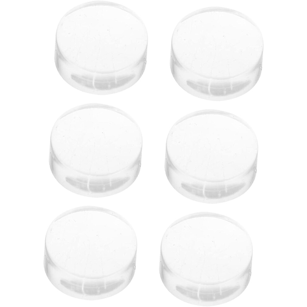 Hkhbjs 6Pcs Silicone Transfer Stamp Heads For Nail Polish Printing Manicure Stamper Replacement Heads For Nail Art Stamping