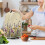 Lavender and Sunflower Pattern Handle Mixer Cover for Keep Clean Polyester Dust Cover 3
