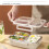 Stainless Steel Lunch Box 3-Compartment 1.2L Grey 3